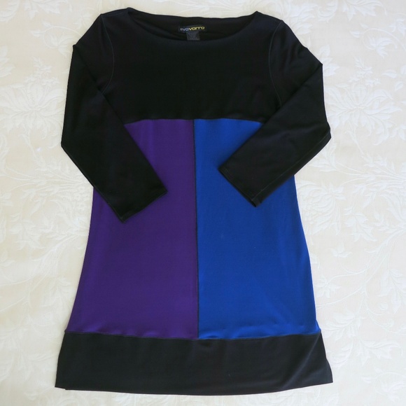 EvoVorro Color Block Tunic Top Size Small - Picture 1 of 10